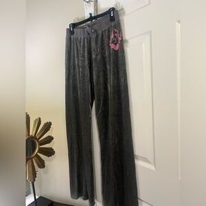 Juicy couture grey tracksuit pants size large